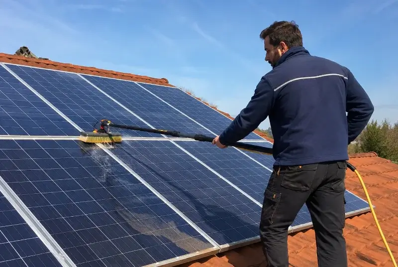 Nettoyage et entretien de panneaux solaires à Pélissanne