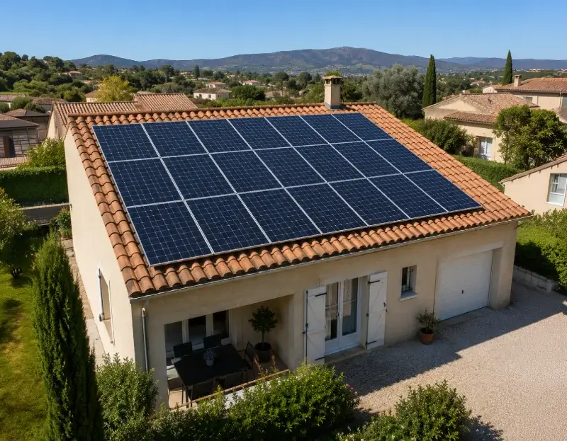 Prime à l'autoconsommation panneaux solaires Pélissanne — aide financière de l'État